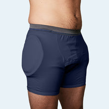 Load image into Gallery viewer, Mens Protective Underwear with Sewn-in Shields Navy
