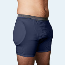 Load image into Gallery viewer, Mens Protective Underwear with Sewn-in Shields Navy