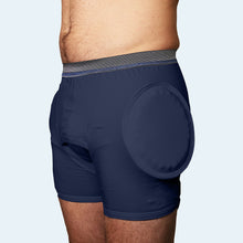 Load image into Gallery viewer, Mens Protective Underwear with Sewn-in Shields Navy