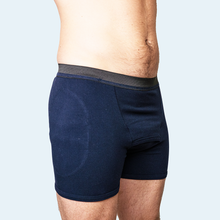Load image into Gallery viewer, Mens Protective Underwear with Pockets Navy
