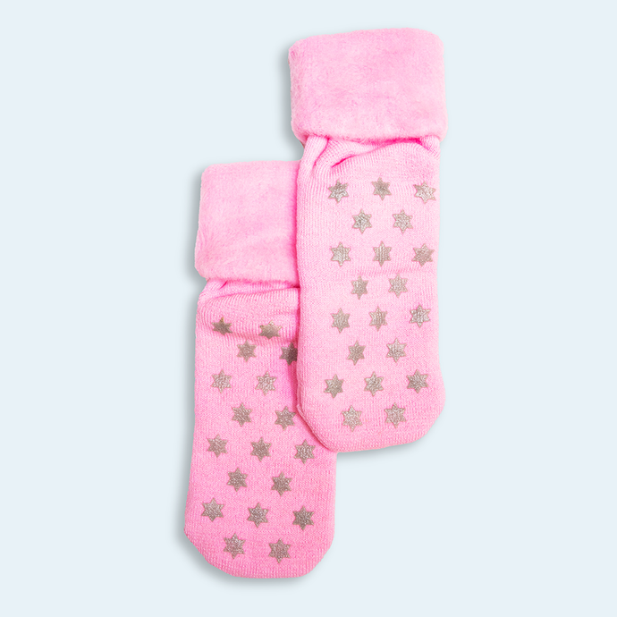 Comfy Non-Slip Bed Socks Pink