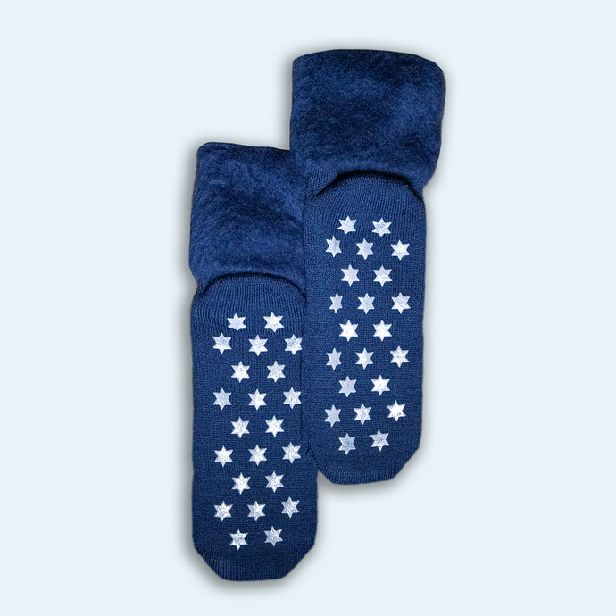 Comfy Non-Slip Bed Socks Navy